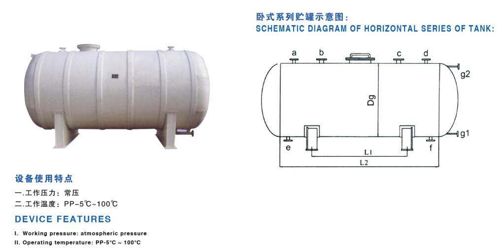 聚丙烯、聚氯乙烯貯罐